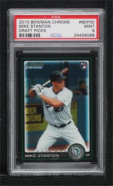 2010 Bowman Draft Picks & Prospects - Chrome #BDP30 - Giancarlo Stanton (Called Mike on Card) [PSA 9 MINT]