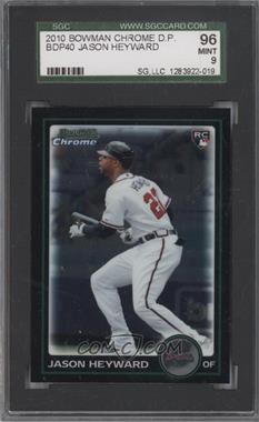 2010 Bowman Draft Picks & Prospects - Chrome #BDP40 - Jason Heyward [SGC 9 MINT]