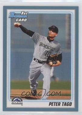 2010 Bowman Draft Picks & Prospects - Draft Picks - Blue #BDPP25 - Peter Tago /399