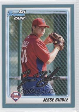 2010 Bowman Draft Picks & Prospects - Draft Picks - Blue #BDPP6 - Jesse Biddle /399