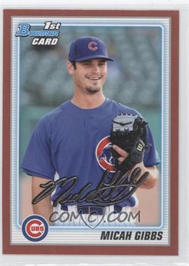 2010 Bowman Draft Picks & Prospects - Draft Picks - Red #BDPP15 - Micah Gibbs /1