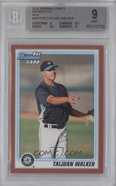 2010 Bowman Draft Picks & Prospects - Draft Picks - Red #BDPP39 - Taijuan Walker /1 [BGS 9 MINT]