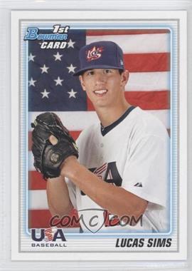 2010 Bowman Draft Picks & Prospects - Draft Picks #BDPP109 - Lucas Sims