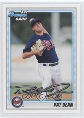 2010 Bowman Draft Picks & Prospects - Draft Picks #BDPP4 - Pat Dean