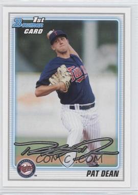 2010 Bowman Draft Picks & Prospects - Draft Picks #BDPP4 - Pat Dean