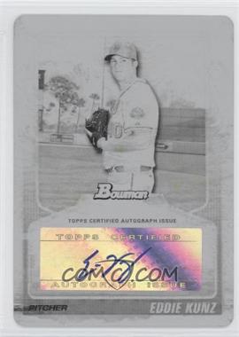 2010 Bowman Draft Picks & Prospects - Prospects Autographs - Printing Plate Black #BPA-EK - Eddie Kunz /1