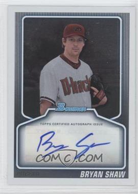 2010 Bowman Draft Picks & Prospects - Prospects Autographs #BPA-BS - Bryan Shaw