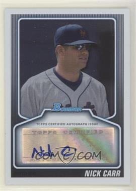 2010 Bowman Draft Picks & Prospects - Prospects Autographs #BPA-NC - Nick Carr