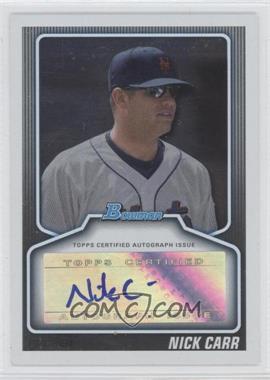 2010 Bowman Draft Picks & Prospects - Prospects Autographs #BPA-NC - Nick Carr