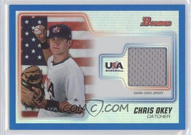 2010 Bowman Draft Picks & Prospects - USA 16U National Team Jersey Relics - Blue #USAR-13 - Chris Okey /199