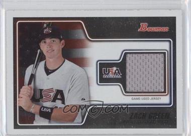 2010 Bowman Draft Picks & Prospects - USA 16U National Team Jersey Relics #USAR-9 - Zach Green /949