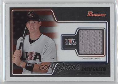 2010 Bowman Draft Picks & Prospects - USA 16U National Team Jersey Relics #USAR-9 - Zach Green /949