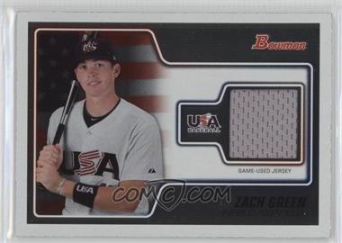 2010 Bowman Draft Picks & Prospects - USA 16U National Team Jersey Relics #USAR-9 - Zach Green /949