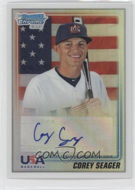 2010 Bowman Draft Picks & Prospects - USA Team Autograph - Refractor #USAA-18 - Corey Seager /199
