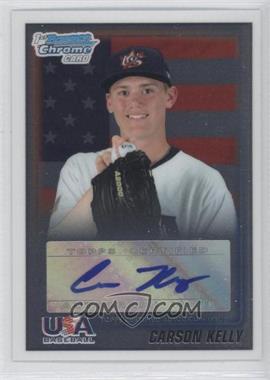 2010 Bowman Draft Picks & Prospects - USA Team Autograph #USAA-10 - Carson Kelly