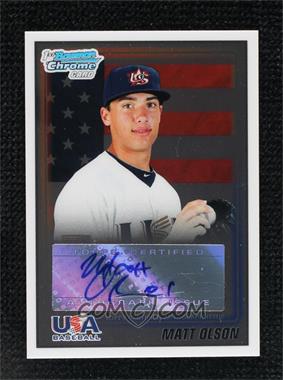 2010 Bowman Draft Picks & Prospects - USA Team Autograph #USAA-14 - Matt Olson