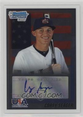 2010 Bowman Draft Picks & Prospects - USA Team Autograph #USAA-18 - Corey Seager