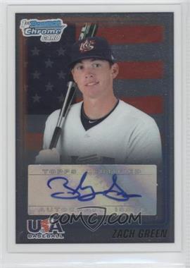 2010 Bowman Draft Picks & Prospects - USA Team Autograph #USAA-9 - Zach Green