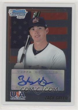 2010 Bowman Draft Picks & Prospects - USA Team Autograph #USAA-9 - Zach Green