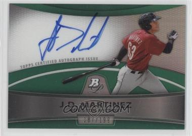 2010 Bowman Platinum - Autograph Refractor - Green #BPA-JDM - J.D. Martinez /199