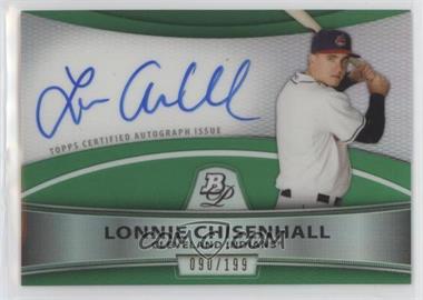 2010 Bowman Platinum - Autograph Refractor - Green #BPA-LC - Lonnie Chisenhall /199