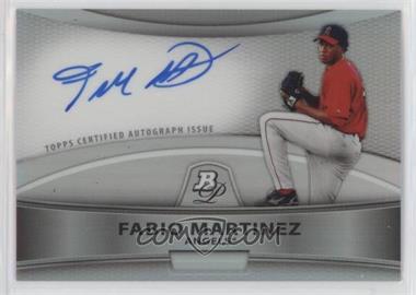 2010 Bowman Platinum - Autograph Refractor #BPA-FM - Fabio Martinez