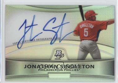 2010 Bowman Platinum - Autograph Refractor #BPA-JS.2 - Jonathan Singleton