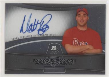 2010 Bowman Platinum - Autograph Refractor #BPA-MR - Matt Rizzotti