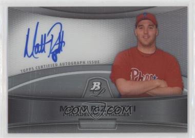 2010 Bowman Platinum - Autograph Refractor #BPA-MR - Matt Rizzotti