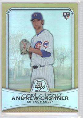 2010 Bowman Platinum - [Base] - Gold Foilboard #16 - Andrew Cashner /539