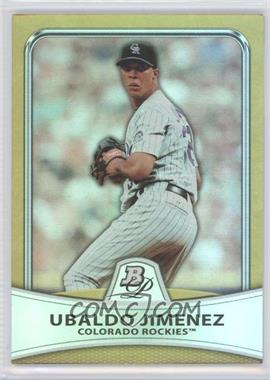 2010 Bowman Platinum - [Base] - Gold Foilboard #19 - Ubaldo Jimenez /539