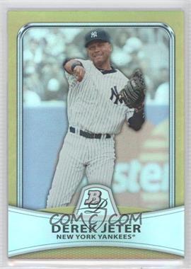 2010 Bowman Platinum - [Base] - Gold Foilboard #2 - Derek Jeter /539