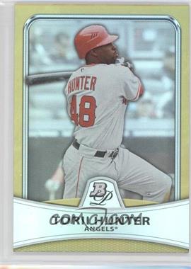 2010 Bowman Platinum - [Base] - Gold Foilboard #49 - Torii Hunter /539