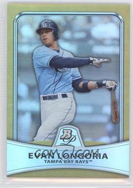 2010 Bowman Platinum - [Base] - Gold Foilboard #53 - Evan Longoria /539