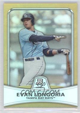 2010 Bowman Platinum - [Base] - Gold Foilboard #53 - Evan Longoria /539