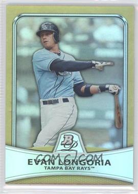 2010 Bowman Platinum - [Base] - Gold Foilboard #53 - Evan Longoria /539