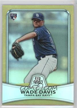 2010 Bowman Platinum - [Base] - Gold Foilboard #55 - Wade Davis /539