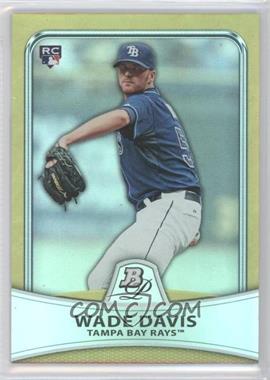 2010 Bowman Platinum - [Base] - Gold Foilboard #55 - Wade Davis /539