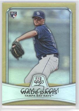 2010 Bowman Platinum - [Base] - Gold Foilboard #55 - Wade Davis /539