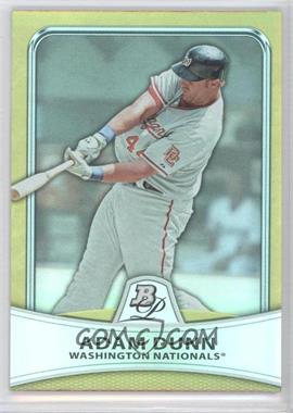 2010 Bowman Platinum - [Base] - Gold Foilboard #64 - Adam Dunn /539