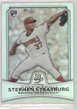 2010 Bowman Platinum - [Base] - Platinum Foil #1 - Stephen Strasburg /999
