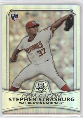 2010 Bowman Platinum - [Base] - Platinum Foil #1 - Stephen Strasburg /999