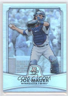 2010 Bowman Platinum - [Base] - Platinum Foil #14 - Joe Mauer /999