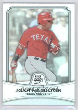 2010 Bowman Platinum - [Base] - Platinum Foil #17 - Josh Hamilton /999