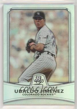 2010 Bowman Platinum - [Base] - Platinum Foil #19 - Ubaldo Jimenez /999