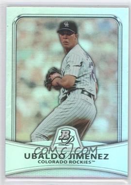 2010 Bowman Platinum - [Base] - Platinum Foil #19 - Ubaldo Jimenez /999