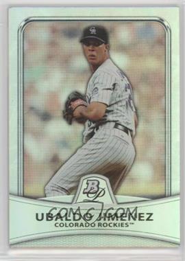 2010 Bowman Platinum - [Base] - Platinum Foil #19 - Ubaldo Jimenez /999