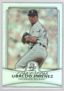 2010 Bowman Platinum - [Base] - Platinum Foil #19 - Ubaldo Jimenez /999