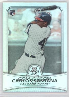 2010 Bowman Platinum - [Base] - Platinum Foil #23 - Carlos Santana /999