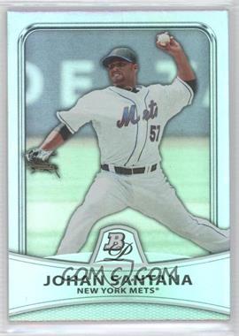 2010 Bowman Platinum - [Base] - Platinum Foil #40 - Johan Santana /999